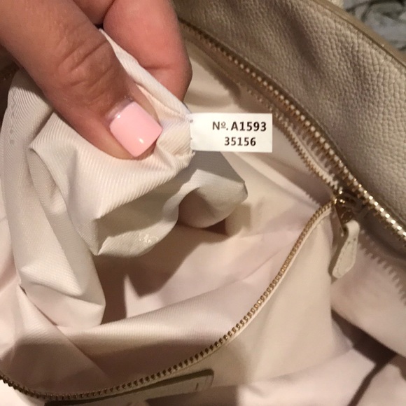 Large Beautiful Whipstitch Coach Tatum Tote - Picture 8 of 8